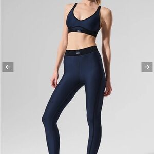 ALO Yoga Navy Airlift Workout Set